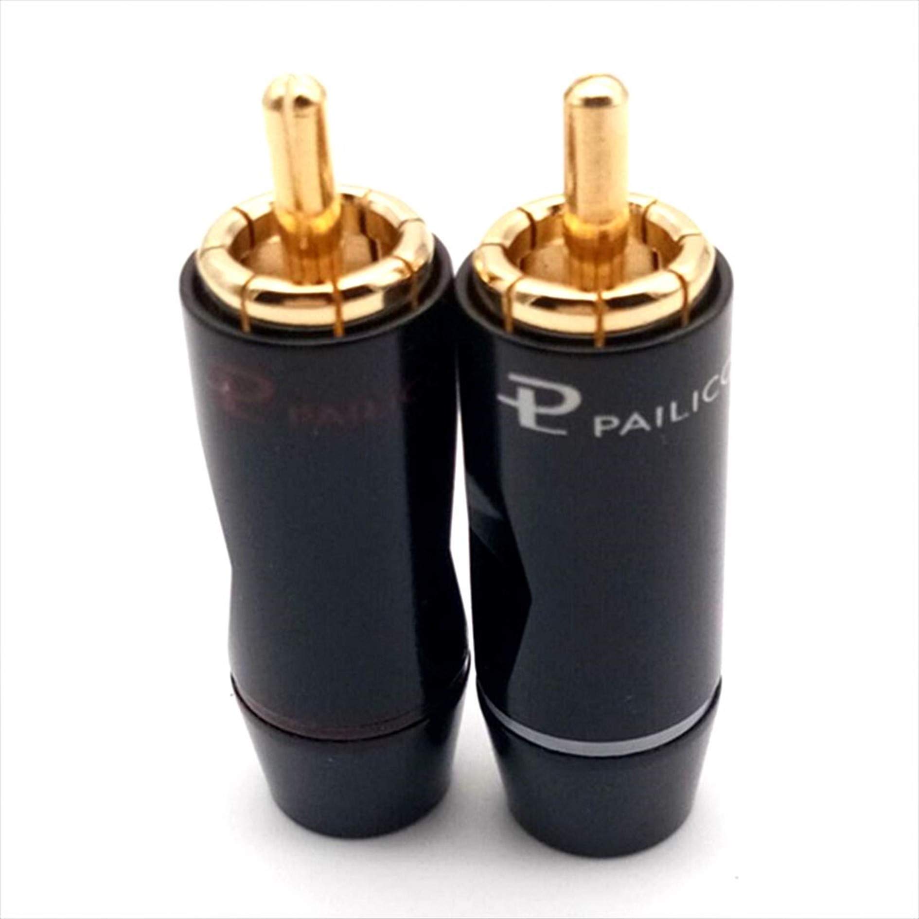 Amazon | moonwood rcaプラグ 4本 セット 厚さ 約8.3mm RCA 端子